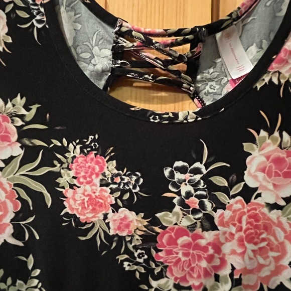 Floral pullover summer dress wedding Easter XL - Picture 3 of 5